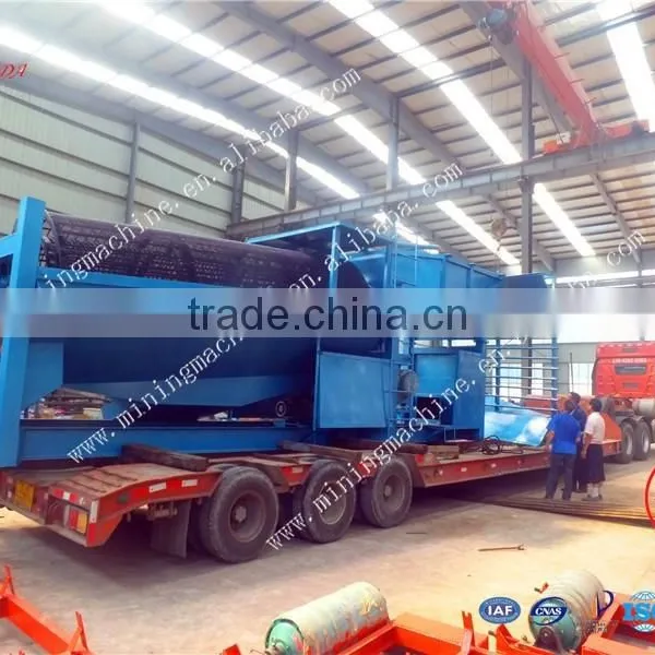 High Recovery River Sand Gold Trommel Wash Plant in Africa photo-2