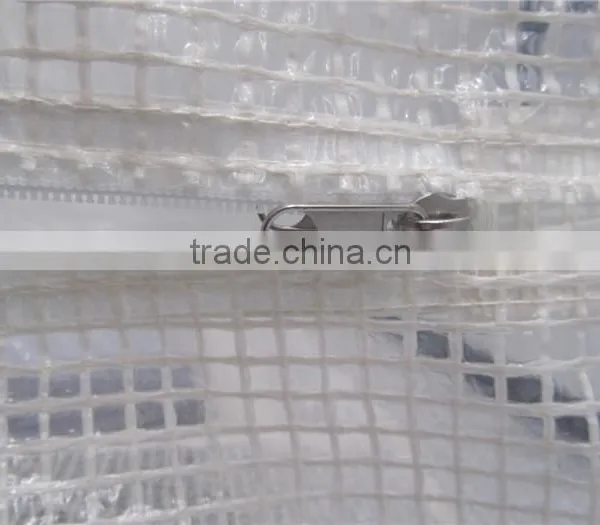 Transparent Clear Mesh Polyethylene Canvas Tarps,durable pe Clear Mesh Tarpaulin for Scaffold Cover photo-4