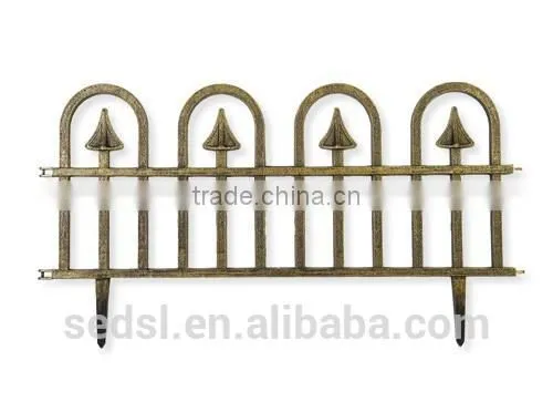Factory Price Golden Plastic Split Rail Fence photo-4