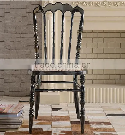 Quality Polished Grey Stainless Steel Luxury Modern Chiavari Chair LQ-SSC001G photo-2