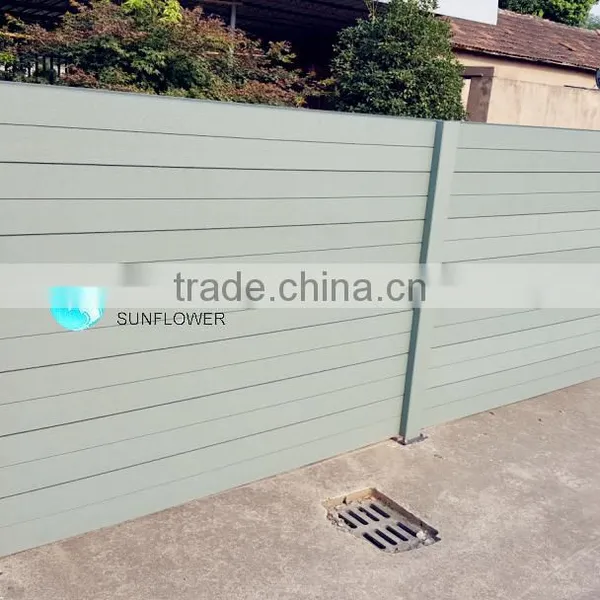 Wpc Fence Screen for Decorative Garden Fencing Better Than Wood Fence Vinyl Fence Aluminum Fence photo-4
