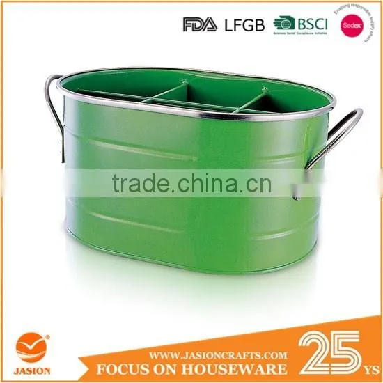 Metal Beer Holder Wine Basket Drink Tub Oval Bucket photo-2