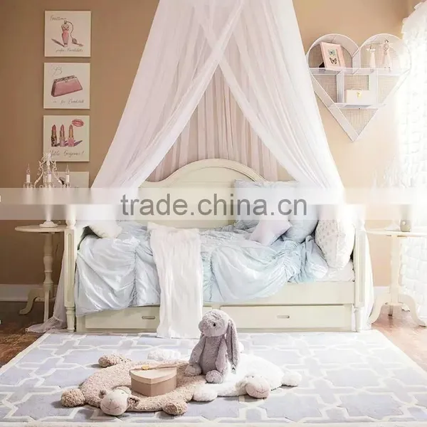 Classical French Style Happy Kids Antique White Solid Wood Carving Baby Crib, Classic European Style Kids Furniture BF11-02274c photo-6