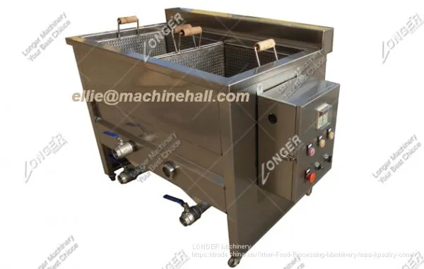 Double Tanks Nuts Fryer Machine photo-3