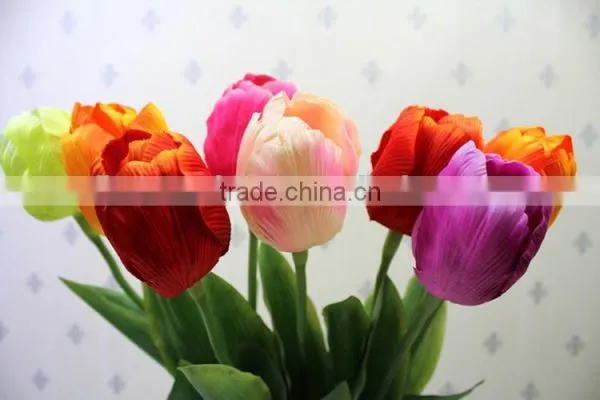 Single Stem Artificial Tulip Flowers photo-2