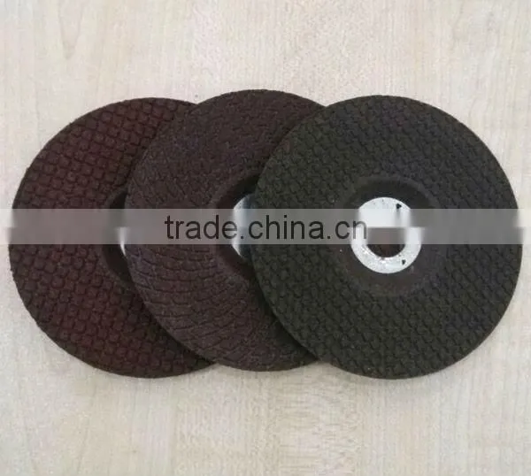 4" 100x3x16mm Deprssed Center Peak Pattern Grinding Wheel for Stainless Steel photo-5