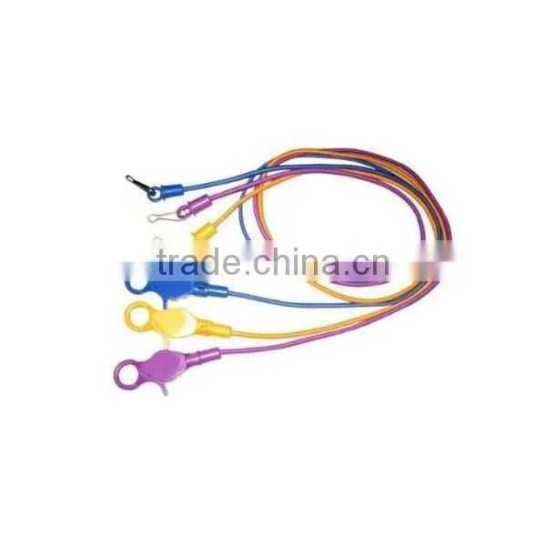20" Nylon Coverd Elastic Cord With Lobster Claw LS Eplus