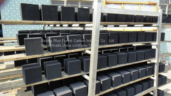 VOC Removal Honeycomb Shape Activated Carbon photo-5