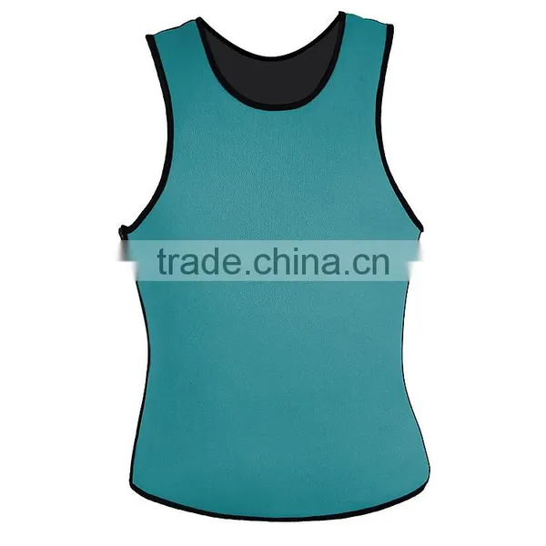 Weight Loss Body Shaper Mens Neoprene Slimming Sauna Vest&tank Top With Zip photo-4