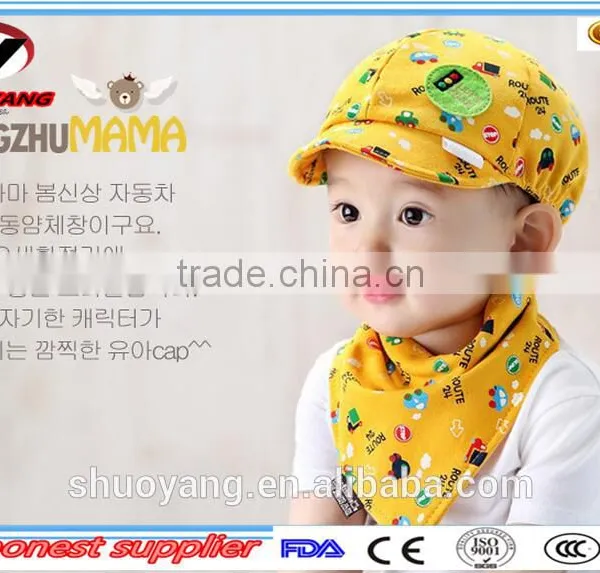 Wholesale New Style Cute Cartoon Neutral Cotton Snapback Bassball Cap Baby Hat photo-6
