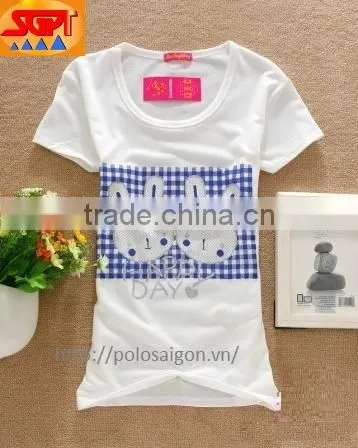 SHORT SLEEVE T SHIRT WOMEN, 100% COTTON photo-4