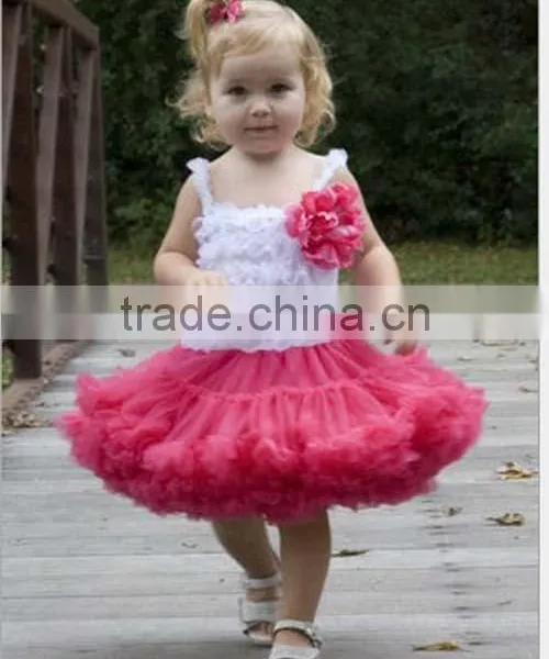 Xmas Charming Girl Fluffy Pettiskirt Fashion Sweet Chevron Girls Pettiskirt Wholesale photo-5