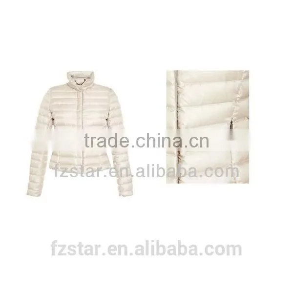 Woman Nylon White Duck Down Jacket photo-2