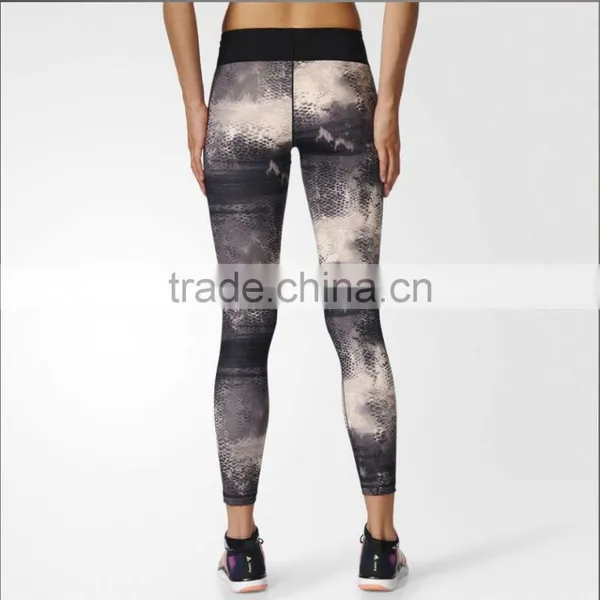 Factory Wholesale Yoga Workout Pants Printed Leggings Women's Tights photo-3