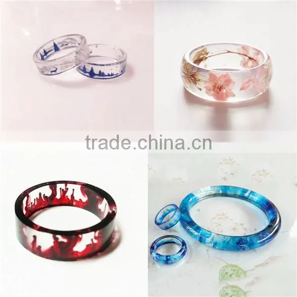 High Quality Finger Ring White Silicone Resin Mold photo-3