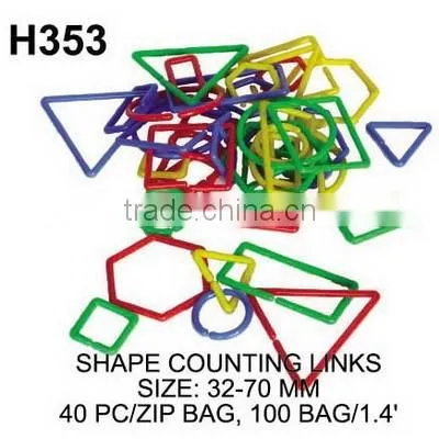 250 Pcs Square Linking Maths Cubes Blocks Toys photo-3
