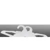 White Embossing Paper Hanger