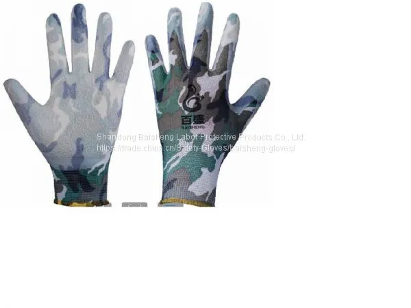13G Polyester Gloves With Latex Coated Crinkle.work Gloves Safety Gloves Coated Gloves Protective Gloves Dipping Gloves