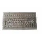 Stainless Steel Industrial Metal Keyboard With 86 Keys , Key Stroke Travel 2mm