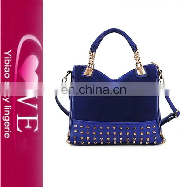 Latest Handbag Rivets Leather Women Handbags Ladies 2016