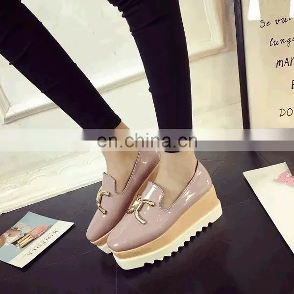 Wholesale Slip on High Heel Shoes Platform Women Shoes 2017 photo-3