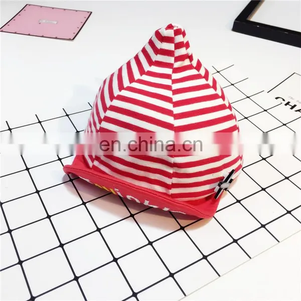 Cute Baby Boys &girls Striped Cotton Hat Good Quality Baby Caps photo-3