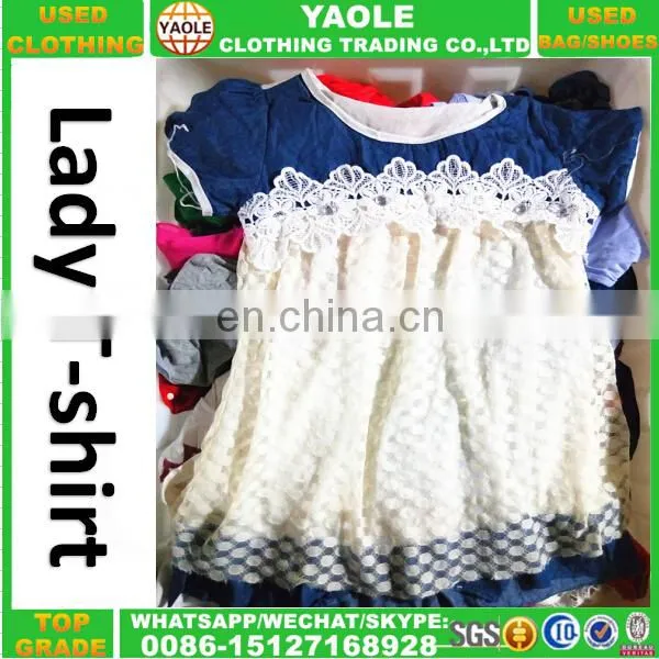 China Second Hand Clothes Bales/bulk Wholesale Used t- Shirt Price in Italy photo-3