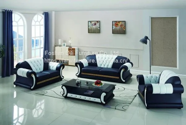 Home Furniture Leather Sofa With Genuine Leather Sofa