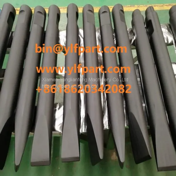 Npk hydraulic hammer chisel GH30 GH18 excavator rock breaker parts gh9 gh15 gh12 price gh10 flat tool china supplier