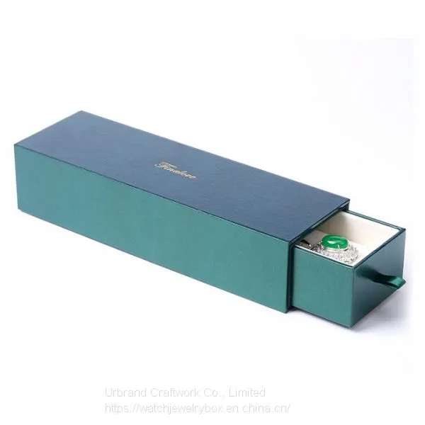 Fashion Design Sliding Paper Jewelry Set Box Custom Logo Cardboard Drawer Jewelry Box for Necklace, Earrings, Ring, Bracelet, Pendant photo-5