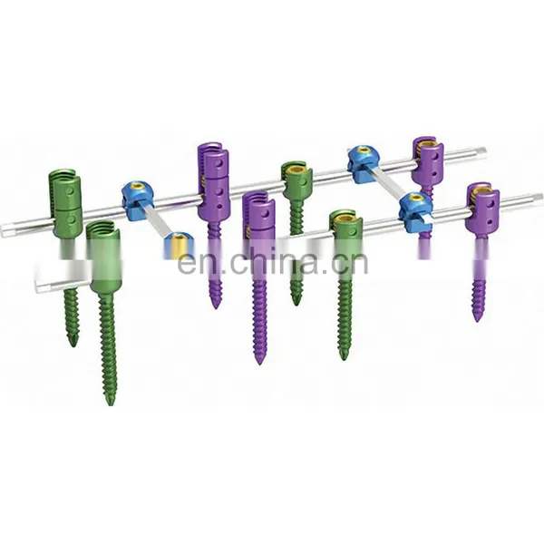 Monoaxial Reduction Screw Diameter 5.0mm Spine Titanium Pedicle Screw Spine Surgical photo-6
