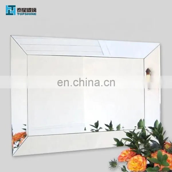 Customized 2-8mm Frameless Beveled Edge Mirror Glass photo-5