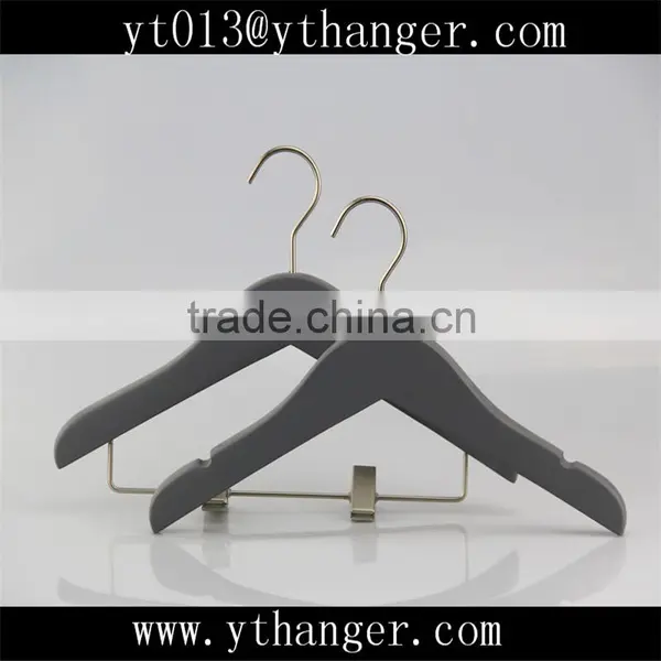 CY-272 Used Baby Shops Clothing Wooden Hanger Small Wood Hanger photo-2