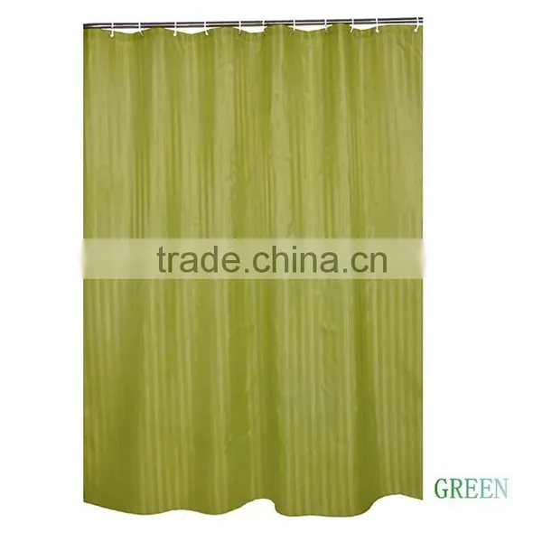 High Quality Hotel Hookless Decorative Shower Curtain, Clear Jacquard Shower Curtain photo-3