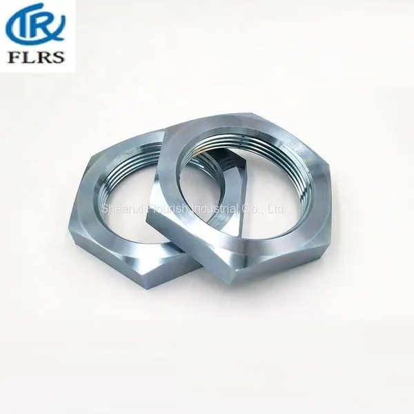 Zinc Plated Carbon Steel DIN431 Galvanized Hex Thin Nut photo-3