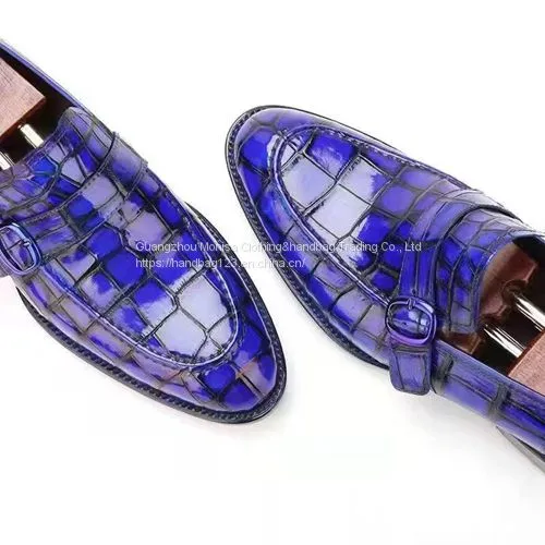 Goodyear Craft Imported Crocodile Leather Shoes 2022 Formal Dress Nile Crocodile Men's Leather Shoes Casual Suit Men's Wedding Shoes Men photo-5