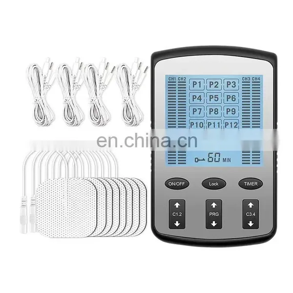AMERICAN electric digital tens physical therapy equipments electrical massage tens device pain relief therapy tens unit