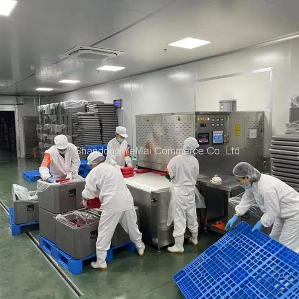 Customized Continuous Electric Microwave Fast Food Heating Equipment for Ready Meal