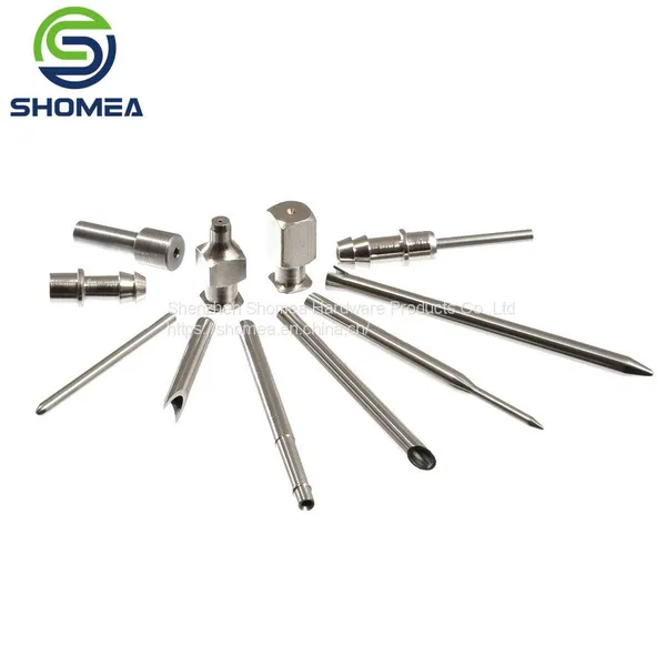 Shomea Customized 304/316 Small Diameter Stainless Steel Both Sharp End Bent Needle photo-5