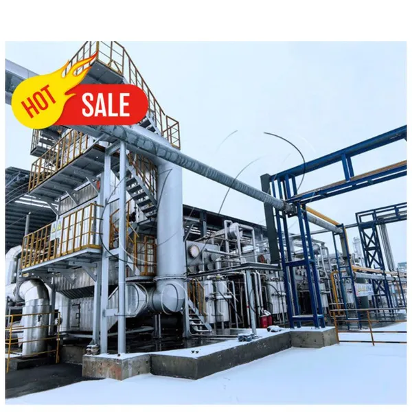 Batch/continuous Waste Rubber Tire/car Tyres to Fuel Oil Pyrolysis Plant photo-2