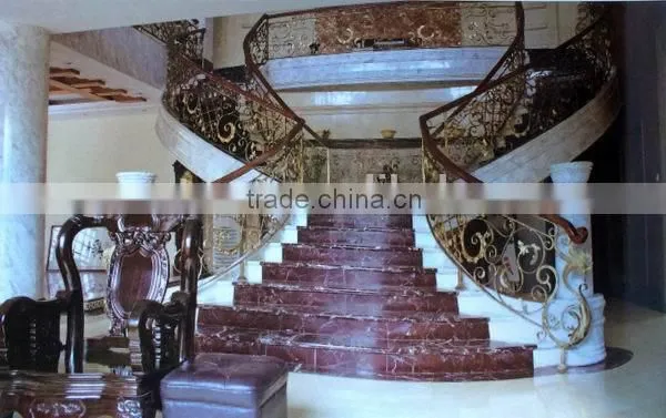 European Style Beautiful Lobby Marble Stair Steps photo-3