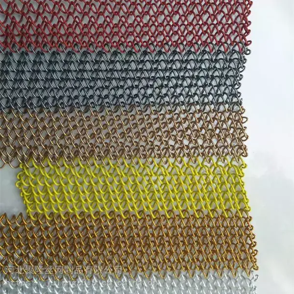 Stainless Steel Chain Link Mesh Architectural Decorative Spiral Wire Mesh for Partition photo-5