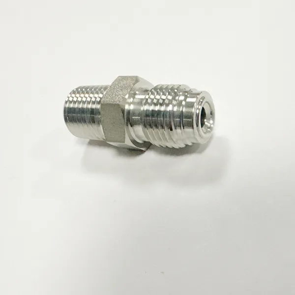 FNPT to Male VCR Adapter 316L Stainless Steel Electropolished Pipe Connector photo-3