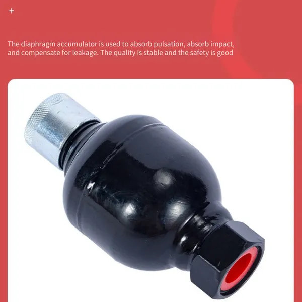 Diaphragm Accumulator Hydraulic Gxq - 0.075/0.32/0.75/1l Nitrogen Tank, Alternative to Hydac photo-4