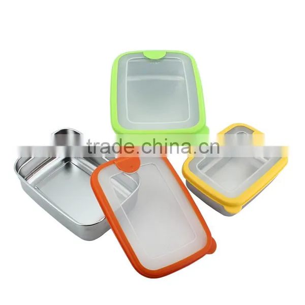 Stainless Steel Food Storage Lunch Box With Lid photo-2