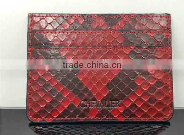 2016 New Genuine Python Card Holder With Higher Class Python Skin Standard For Business