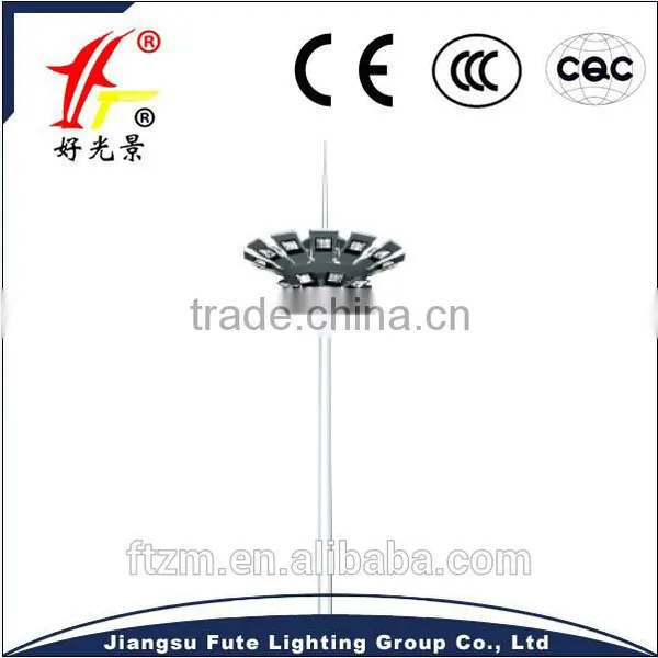 Retrofited Style & Top Heat Dissipation Solar Led High Mast Lighting With LED Fixtures & Auto Lifting System photo-5