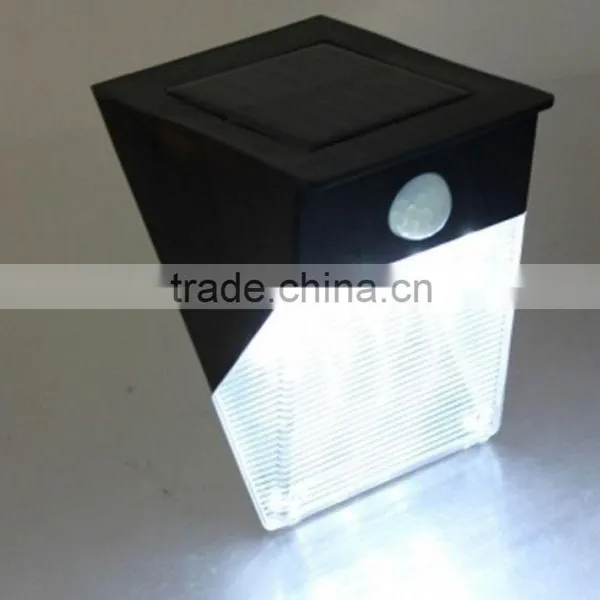 Quality Goods 12 Led Solar Human Body Induction Lamp Solar Wall Lamp Solar Garden Lamp Triangle Shape Led Light photo-2