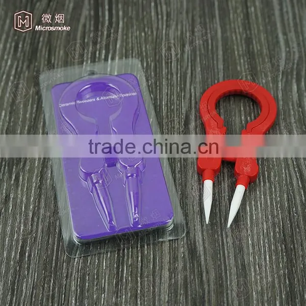 Personalized Vaper Tweezer E-Cig Ceramic Tool Practical Vape Tool Ceramic Tweezer photo-2