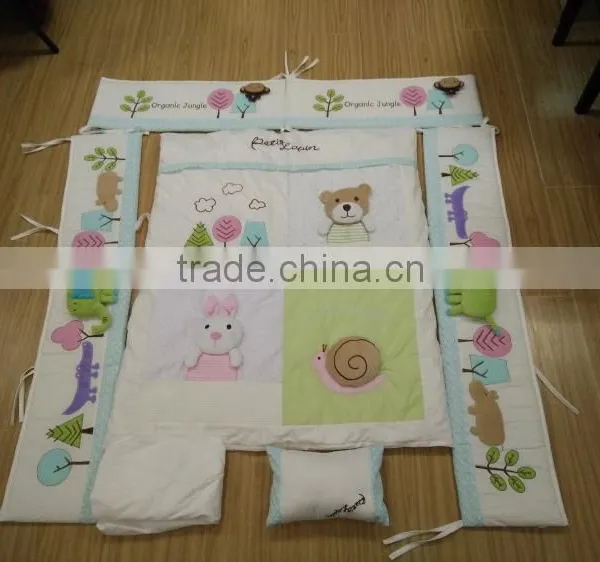 Cartoon Mobiles Baby Crib Bedding Set photo-2